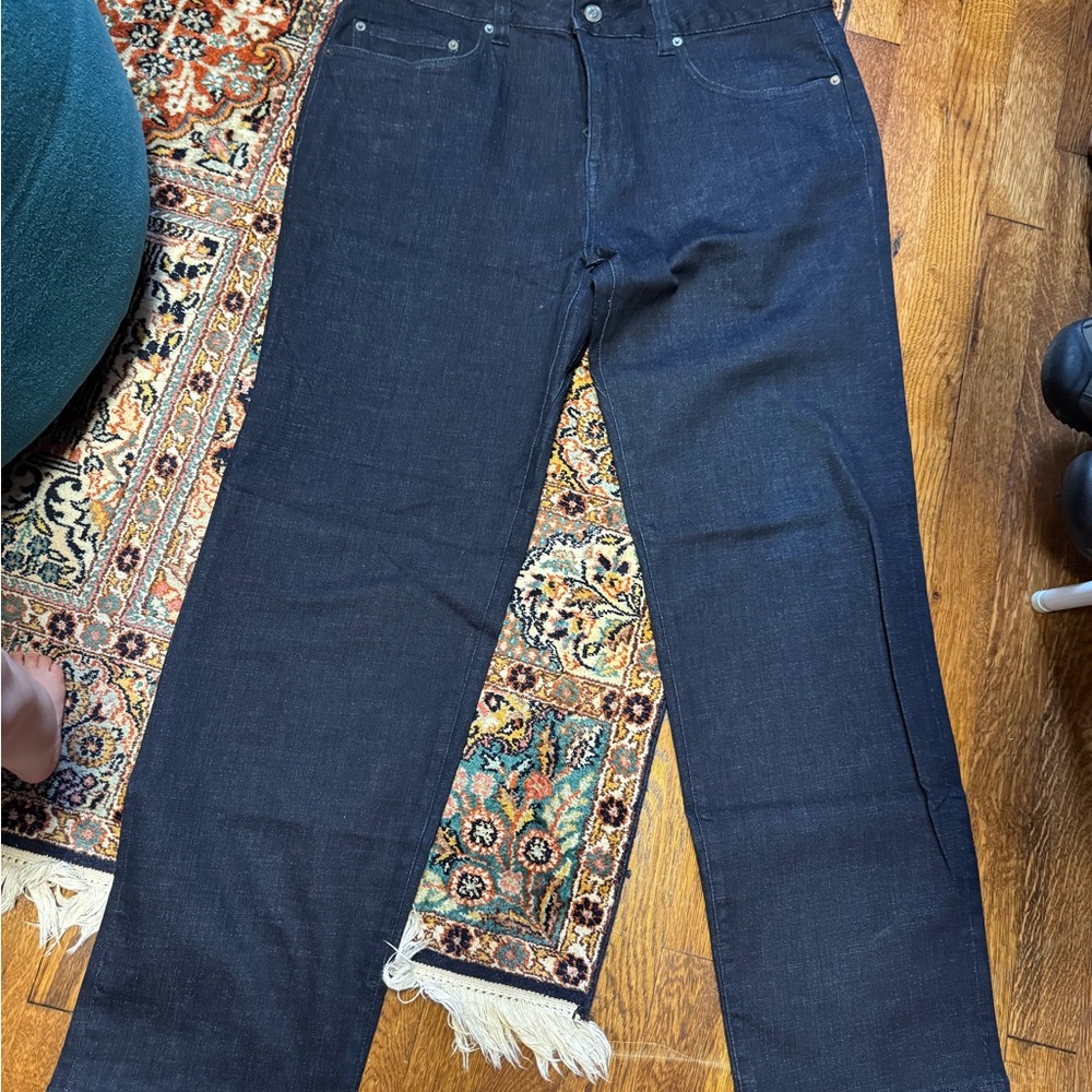 Prana Dark Blue Straight Jeans *Never Worn*